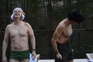 Two old guys laughing